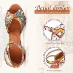 Colorful 3" Heel Women's Latin Dance Shoes