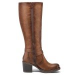 Colorful Women's Knee High Chunky Block Heel Boots