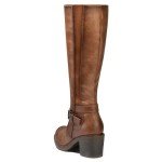 Colorful Women's Knee High Chunky Block Heel Boots