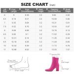 Colorful Women's GoGo Ankle Boots with Chunky Heel