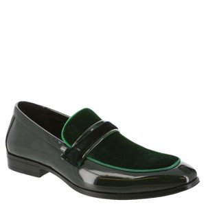 Stacy Adams Green Slip-On Loafers for Men