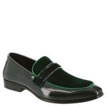 Stacy Adams Green Slip-On Loafers for Men