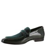 Stacy Adams Green Slip-On Loafers for Men