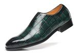Colorful Men's Slip-On Loafers - Green Size 11