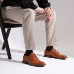 Colorful Cap Toe Oxford Dress Shoes for Men
