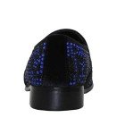 Royal Blue Men's Designer Slip-On Dress Shoes