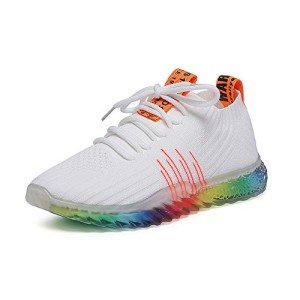 Rainbow Jelly Sole Women's Lightweight Walking Sneakers
