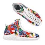 Soulsfeng Men's High Top Colorful Basketball Shoes