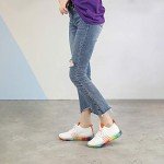 Rainbow Jelly Sole Women's Lightweight Walking Sneakers