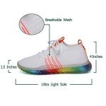 Rainbow Jelly Sole Women's Lightweight Walking Sneakers
