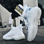 Jefuzh Women's Colorful High Top Basketball Sneakers