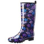 Colorful Women's Waterproof Knee High Rain Boots