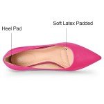 Hot Pink 2-Inch Kitten Heel Women's Pumps