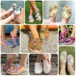 Colorful Women's Canvas Slip-On Loafers Shoes