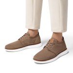Bruno Marc Men's Lightweight Mesh Sneakers - Brown