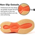 Men's Lightweight Breathable Orange Sneakers size 11