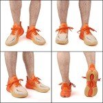 Men's Lightweight Breathable Orange Sneakers size 11