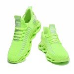 Men’s Non-Slip Neon Green Fashion Sneakers Size 10.5