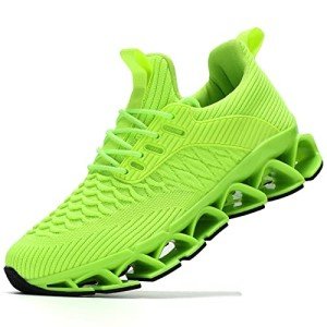 Bright Green Women's Slip-On Athletic Sneakers