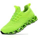 Bright Green Women's Slip-On Athletic Sneakers