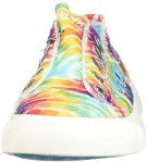 Rainbow Tie Dye Slip-On Sneakers for Women