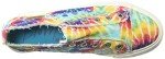 Rainbow Tie Dye Slip-On Sneakers for Women
