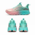 Mint Green/Pink Women's Colorful Walking Sneakers