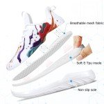 Colorful Graffiti Lightweight Men's Running Sneakers