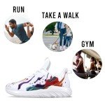 Colorful Graffiti Lightweight Men's Running Sneakers