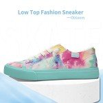 Colorful Women's Leopard Canvas Slip-On Sneakers