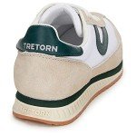 TRETORN Women's Vintage-Style Lace-Up Sneakers, White/Green