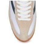 TRETORN Women's Vintage-Style Lace-Up Sneakers, White/Green