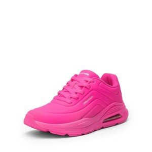 Hot Pink Chunky Platform Wedge Sneakers for Women