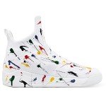 Colorful High Top Lightweight Athletic Sneakers