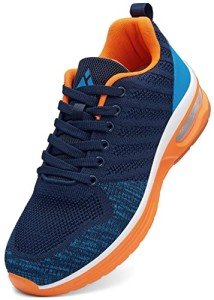 Men's Mishansha Air Cushion Running Sneakers - Safety Orange