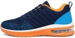 Men's Mishansha Air Cushion Running Sneakers - Safety Orange