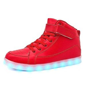 LED Light Up High Top Sneakers for All Ages