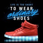 LED Light Up High Top Sneakers for All Ages