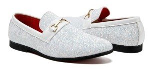 Men's Glittery Slip-On Loafers for Special Events