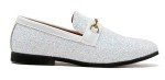 Men's Glittery Slip-On Loafers for Special Events