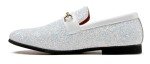 Men's Glittery Slip-On Loafers for Special Events