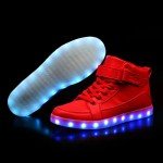 LED Light Up High Top Sneakers for All Ages