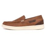 Nautica Men's Lightweight Brown Slip-On Loafers