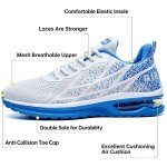 Autper Men’s Colorful Breathable Athletic Sneakers Size 11.5