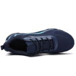 Men's Blue Breathable Running Sneakers Size 8.5