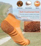 Colorful Thick Cushioned Ankle Running Socks - 5 Pairs