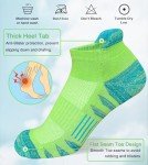 Colorful Thick Cushioned Ankle Running Socks - 5 Pairs