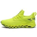 Fluorescent Green Women's Athletic Sport Sneakers