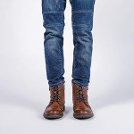 Colorful Lace-Up Oxford Boots for Men