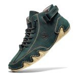 Colorful Handmade Leather Casual Sneakers for Men